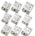 SSR-10 25 40 50 60 75 80 100DA DC Control AC SSR White Shell Single Phase Solid State Relay Without Plastic SSR-25DA SSR-40DA