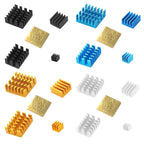 GPUHOLD Chipset Cooler 4pcs/5pcs For Raspberry Pi 2/3/4 3B+4B Heat Sink Aluminum Heatsink Radiator Cooler Kit for Raspberry Pi
