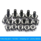 20PCS 12x12mm X4.3/5.5/6/7/8/9/10mm Micro Push Tact Switch 4pin Touch Button Mini Tactile Pushbutton Toggle Pcb Momentary Switch