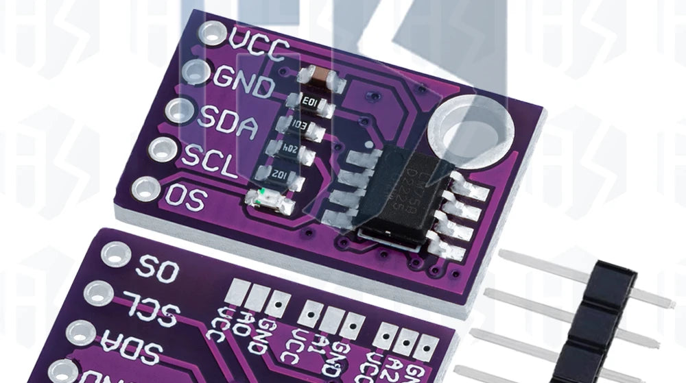 LM75 LM75A Temperature Sensor High Speed I2C Interface High Precision Development Board Module For Arduino