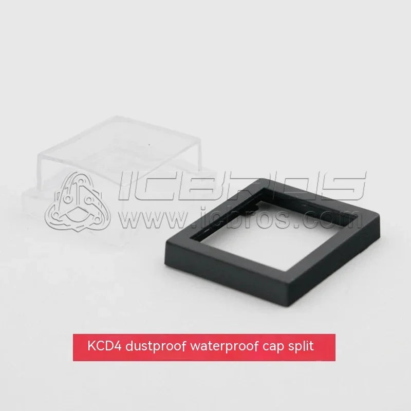 10pcs KCD4 25x31mm Waterproof Cap Protective Cover Case for KCD2 Waterproof Rocker Switch Boat Toggle Push Button Switch 34*29MM