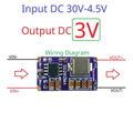 DC 5-30V to 3V 3.3V 4.2V 5V 6V 7.5V 9V 12V Power Supply 36W Synchronous DC-DC Buck Converter Module for 3D Printer Motor LED