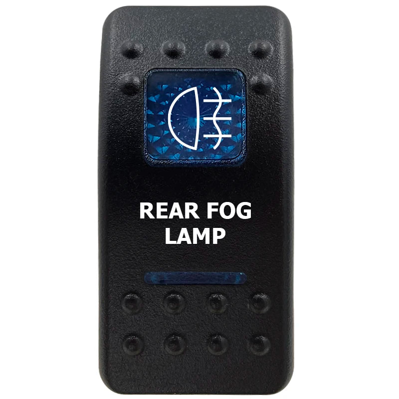 12V Marine Grade Rocker Switch SPST/ON OFF, DPDT/(ON) OFF (ON) Blue Led Light Bar for Carling ARB NARVA Replace Waterproof IP66