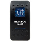 12V Marine Grade Rocker Switch SPST/ON OFF, DPDT/(ON) OFF (ON) Blue Led Light Bar for Carling ARB NARVA Replace Waterproof IP66