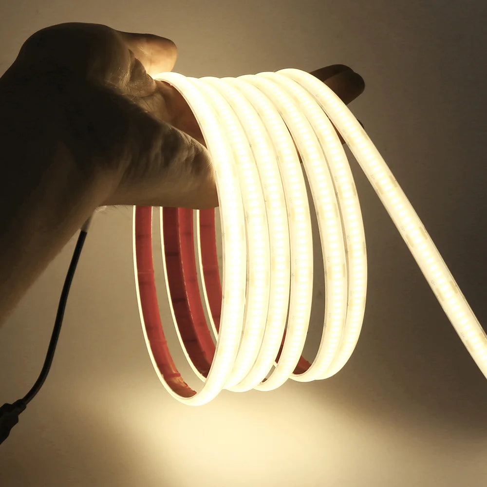 IP68 Waterproof COB Led Strip Light Motion Sensor 5V Battery USB Powered Auto ON/OFF Cabinet Kitchen Staircase Liner Lighting