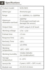 Free Shipping YYS Electrochemical NH3 Gas Ammonia Sensor Module Use For Public Toilet Sewer Garbage Station SC05-NH3