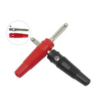 10PCS 4mm 32A Solderless Side Stackable Banana Plug High Current Insulated Shrouded Connector