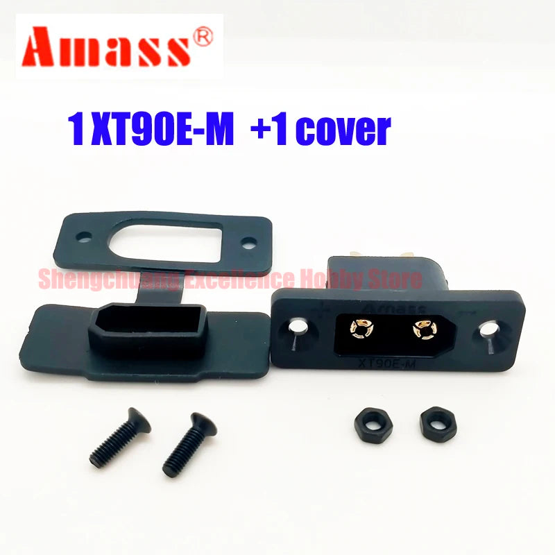 RC Model Amass XT90E-M Gold-plated Connector XT90 Male Plug XT90S Female Battery Connection for ESC Motor Aircraft Drone