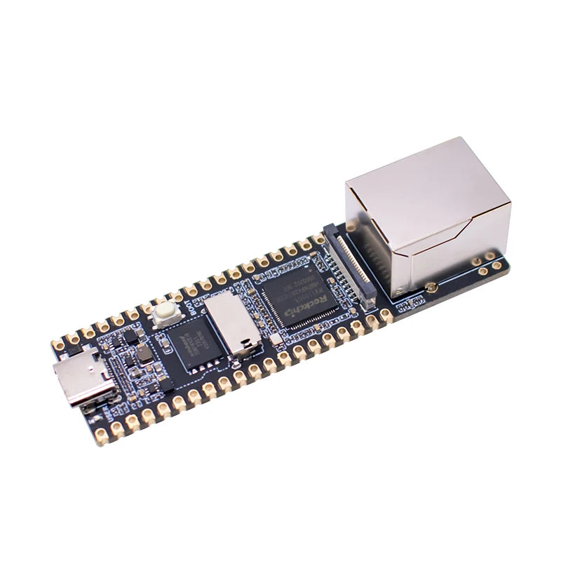 Luckfox Pico Plus,RV1103 Linux Micro Development Board,Integrates ARM Cortex-A7/RISC-V MCU/NPU/ISP Processors,With Ethernet Port