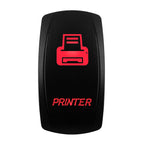 Red Led Light Rocker Switch 12V/24V SPST DPDT Toggle Switch ON OFF/ ON OFF ON Backlight Latching / Momentary Dash Panel Control