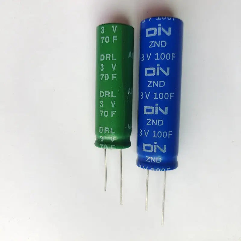 (2PCS)3V 1F 3F 3.3V 5F 10F 15F 20F 25F 30F 40F 70F 100F Supercapacitor /Super Faraday capacitor
