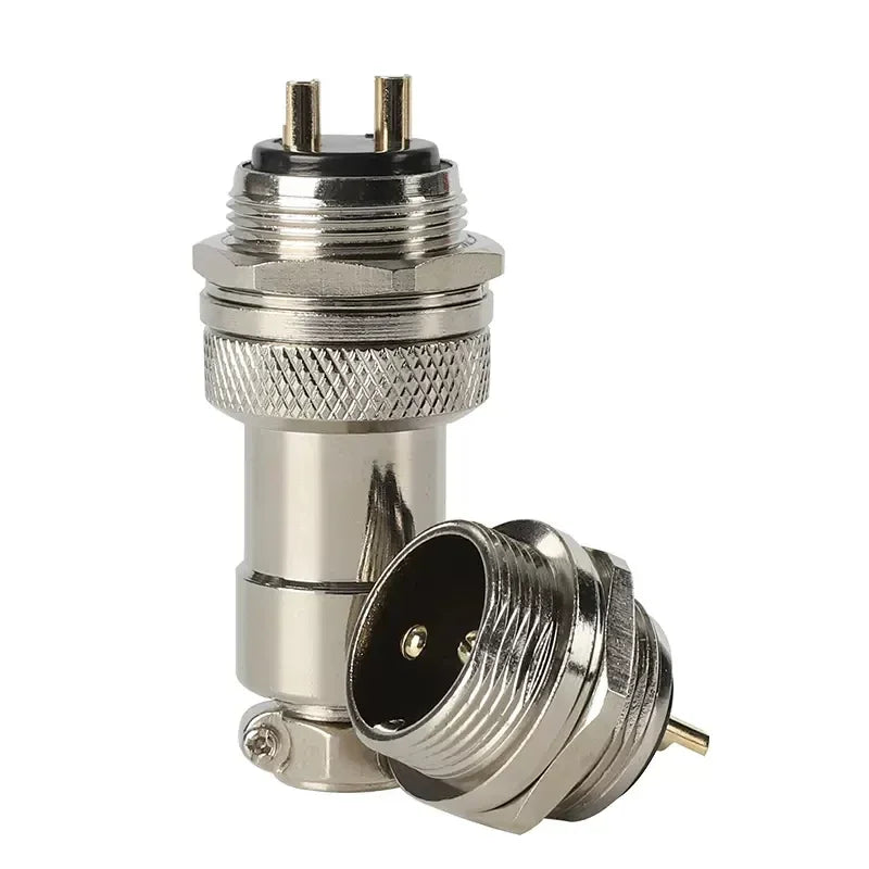 GX16 Gold Plated Aviation Male Plug / Female Socket Industrial Welding Connectors 2PIN 3PIN 4PIN 5PIN 6PIN 7PIN 8PIN 9PIN 10PIN