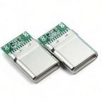 5-20PCS Type-c OTG male 4P with 5.1K resistance data power adapter 4 solder joint plug USB adapter USB C plug 4pin