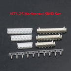 5sets GH1.25 SH1.0 JST1.25 PH2.0 XH2.54 SH/JST/ZH/PH/XH Horizontal / Vertical SMD Pin Header + Housing + Terminal Set 2.54mm