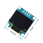 White Blue color 128X64OLED LCD LED Display Module For Arduino 0.91 0.96 1.3 1.54 2.42inch I2C IIC Serial new original