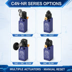 CNTD C4N‑NR Series vertical safety Micro Limit Switch IP65 Waterproof and dustproof Silver contact Safety Interlock C4N-4304NR