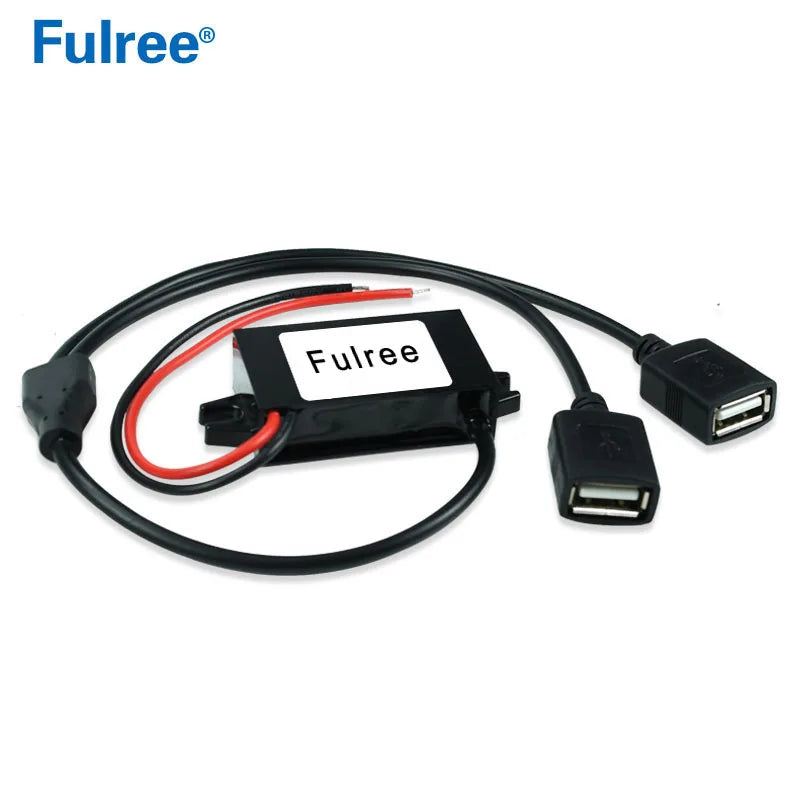 Type C USBC Mini Micro USB 12V 24V 36V 48V Convert to 5V 3A Car Phone Charger Step Down Buck Converter 12 Volt to 5 Volt
