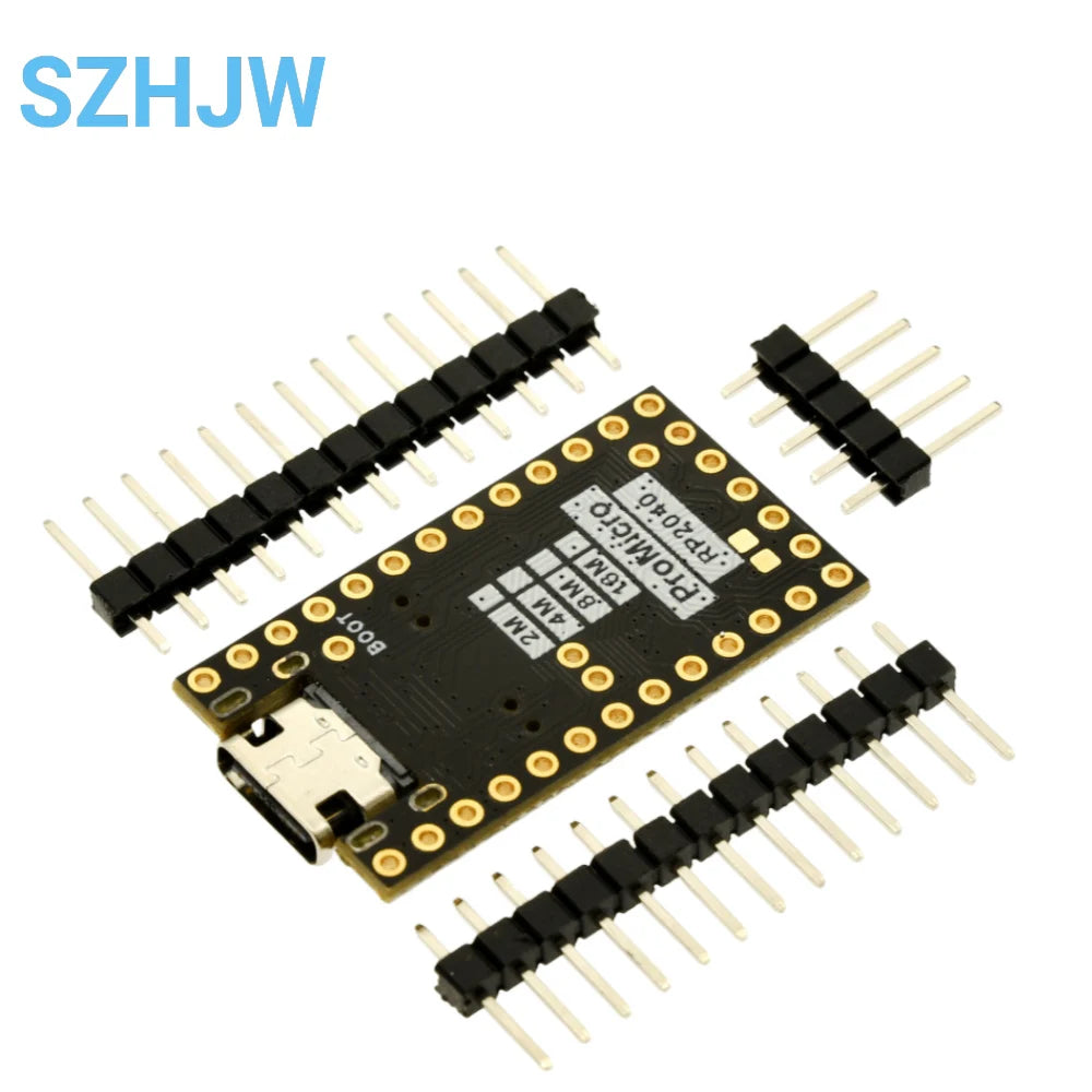 RP2040 Pro Micro Development Board Dual Core Cortex M0+ 133MHz Type-C 4MB 16MB Flash MCU Board