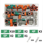 588pcs Deutsch Type Connector Kit Waterproof Wire DT Series Connector set DT06 04 2/3 / 4 pin 6/8/12 pin Sealed Plug
