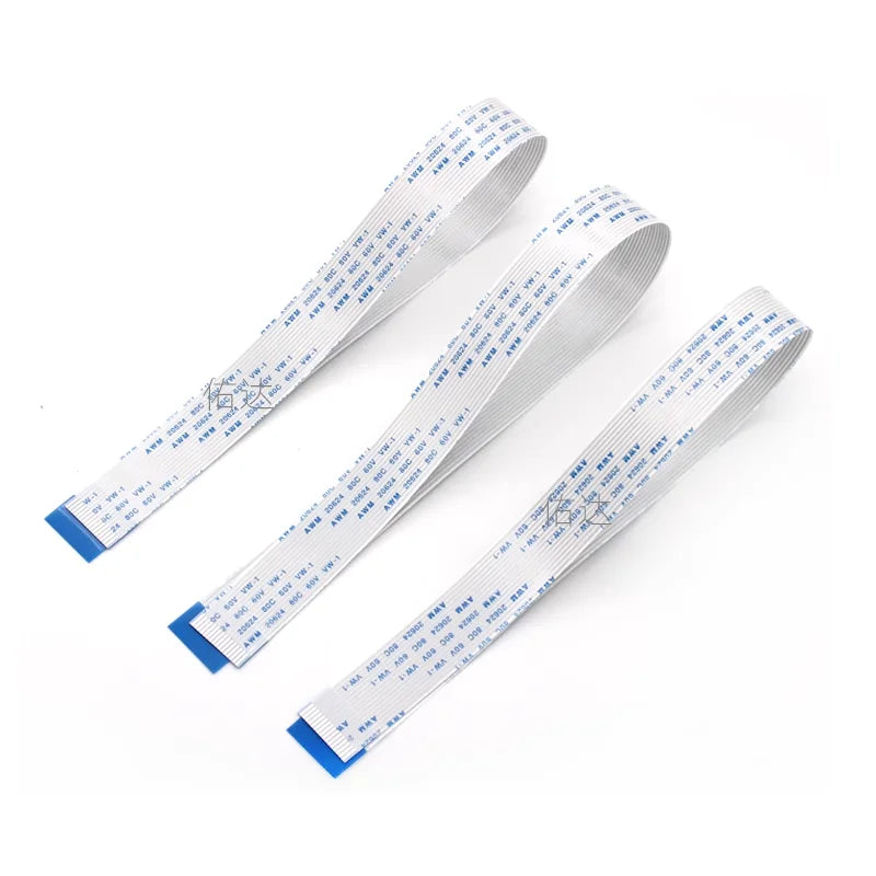 FPC FFC 3000mm AWM 20624 80C 60V VW-1 Flexible Flat Cable 3M A/B Type Ribbon Wire 4P/6/8/10/12/14/16/20/26/30/40/50/54/60Pin