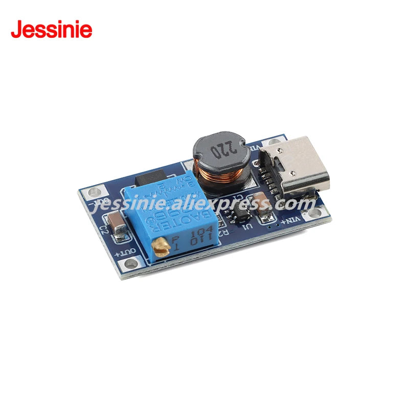 10pcs/1pc MT3608 SX1308 2A DC Step Up Converter Board DC-DC Adjustable Boost Module 2V-24V to 5V 9V 12V 28V