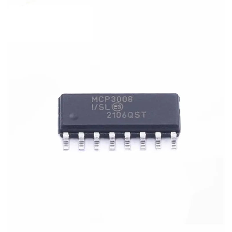 1-20PCS MCP3008-I/SL MCP3008 SOIC-16 Mcp 10-Bit 8-Channel ADC Chip Digital to Analog Converter IC Chip