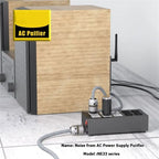 Hifi Audio Power Filter EU Plug Alternating Current Noise Reduction Anti-Thunder EMI Filter Power Noise Absorber