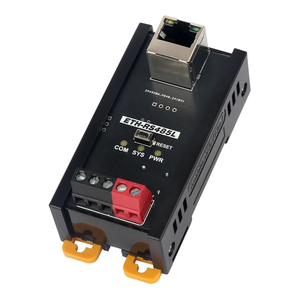 Din Rail RS232 RS485 RS422 to Ethernet Serial Server Module ETH Converter IOT 232-485-422-ETH Signal RTU to Modbus TCP Network