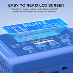HTRC IMAX B6 AC 80W 6A Digital LCD Balance Charger for Lipo LiFe NiMh NiCd RC Drone Car Battery