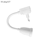 E27 Direct Plug in Swivel Head E26 LED Light Socket with Switch EU US LED Table Lamp Base Holder