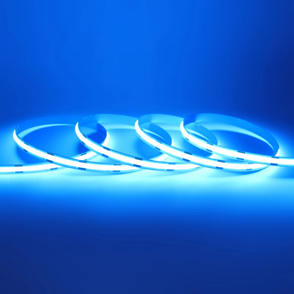 3MM 5MM 8MM COB LED Strip With 1.5M ON/OFF Switch 5V USB 320LEDs/m Warm White Red Green Blue Yellow Pink Flexible Tape for Room
