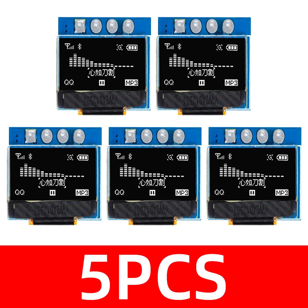 1~5PCS EGBO 0.49 Inch OLED Display LCD Module White 0.49" Screen 64x32 I2C IIC Interface SSD1306 Driver for Arduino AVR STM32