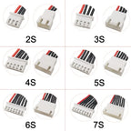 JST-XH 2S 3S 4S 5S 6S 7S 8S LiPo Battery Balance Charger Plug Line Extension Cord Wire Balancer Connector Cable 10/20/30CM 22AWG