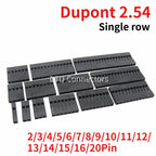 50pcs 2.54mm Dupont connector Male/Female Pin Way Cable Plug 2/3/4/5 Pin Electrical Pin Jumper Header Housing Wire Connector Kit