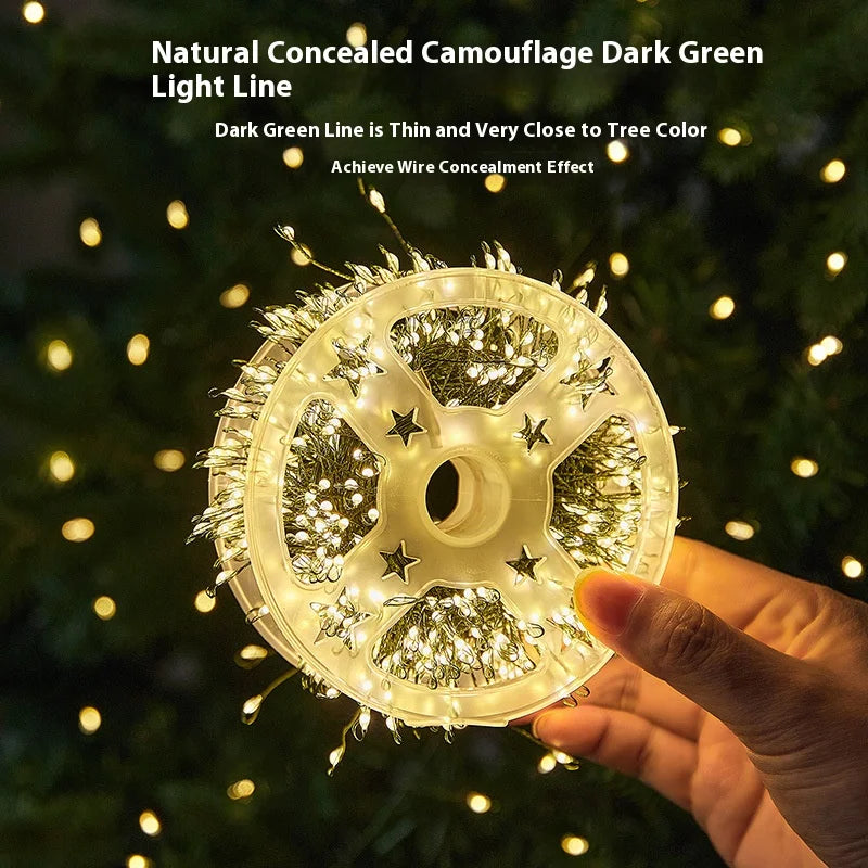 LED Firecracker String Lights EU/US DC Power Remote Control Halloween Garland Fairy Light for Wedding Party Christmas Decoration