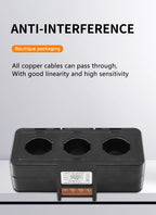 Three-Phase Current Transformer CT Accuracy 0.5 Aperture 35mm 100/150/200/250/300/400/500 Ratio 5A