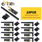 1-10PCS NRF24L01+ 2.4G wireless data transmission module 2.4GHz NRF24L01 upgrade version NRF24L01+PA+LNA 1000 Meters For Arduino