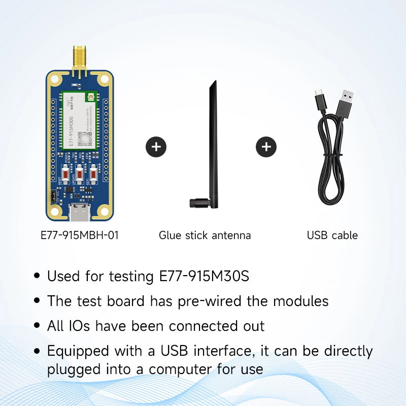 LoRaWan EBYTE E77 Series STM32 Wireless Module 433/915MHz ARM Cortex-M4 Low Power Consumption SoC Support AT Command ABP/OTAA