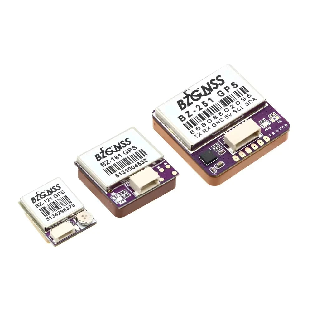 BZGNSS BZ-251 BZ-181 BZ-121 GPS Module Dual Protocol FPV Return Hover F7 F4 Flight Control Fixed Wing Return Rescue Drone Model