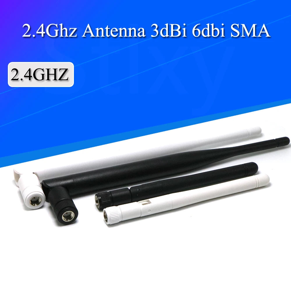 1PCS 2.4GHz 6dBi/3dbi WIFI Aerial 2.4G Antenna RP-SMA Bluetooth Male Female Wireless Router Connector WLAN/WiMAX/MIMO