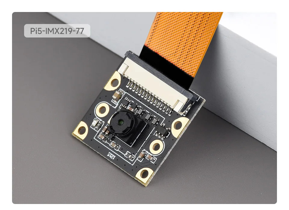 Waveshare IMX219 Camera Module For Raspberry Pi 5, 8MP, MIPI-CSI Interface, Options For 79.3° / 120° FOV,  IMX219 Sensor