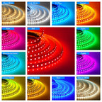 5V 12V 24V 2835 Led Strip 5m 300/600/2400 Pixels Led Tape SMD 3528 Fiexible Light Bar Strips Under Cabinet Lighting Backlight
