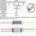 GYVRM DC DC 12v 24v to 5v Voltage Converter 1A 2A 3A 5A 10A 15A 20A 25A 30A 40A Step Up Down Buck 5v Voltage Reducer