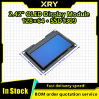 2.42 inch 128x64 OLED LCD Display Module SSD1309 12864 7 Pin SPI/IIC I2C Serial Interface for Arduino UNO R3 C51