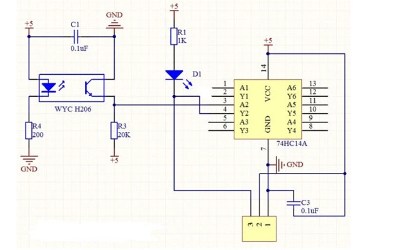 Stlxy IR Infrared Slotted Optical Speed Measuring Sensor Detection Optocoupler Module For Motor Test