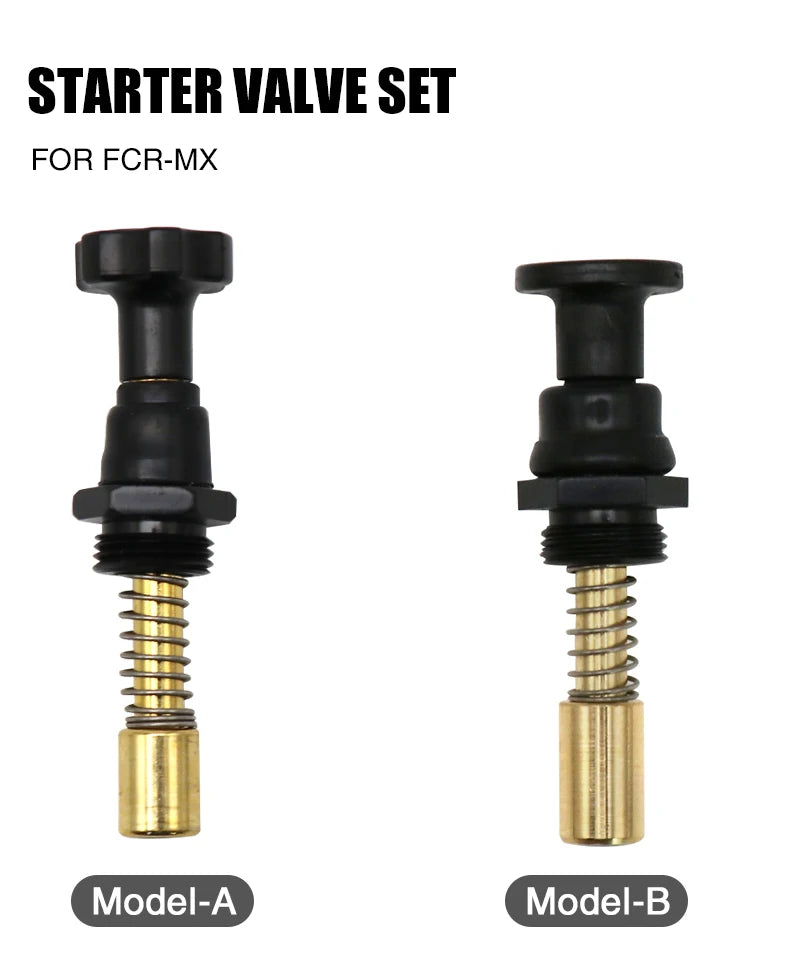 ZSDTRP Cold/Hot Start Valve for Keihin FCR MX Carburetor Starter Valve Comp Cable Operated Choke Assembly for Honda CRF 250 450X