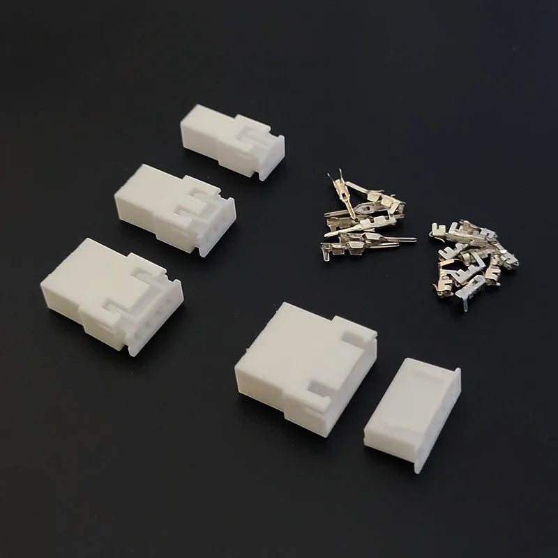 180pcs XH Plug Male & Female JST Aerial Docking XH2.54 2p 3p 4p 5 Pin 2.54mm Wire Cable Connector for Battery Charging Cable DIY