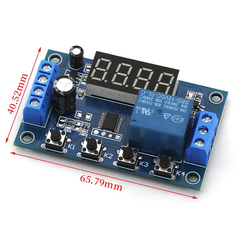 DC 5V Voltage Detection Relay Switch Board Charge and Discharge Protection Detection Upper and Lower Limit Alarm Control Module
