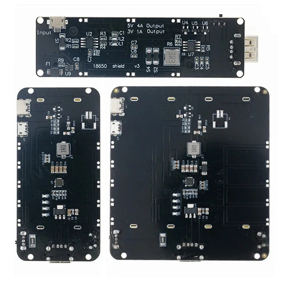 XZG Two Voltage 18650 Lithium Battery Shield V8 Mobile Power Expansion Board Module 5V/3A 3V/1A Micro USB For Arduino ESP8266