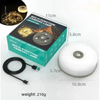 4-in-1 Camping Light LED Reel String Lights Outdoor USB Camping Lamp Recyclable LED Night Light For Garden Tent Room Decor